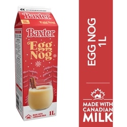 Baxter Egg Nog 1 l, $0.30/100ml