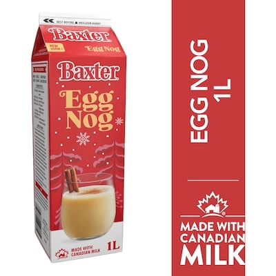 Baxter Egg Nog 1 l, $0.48/100ml
