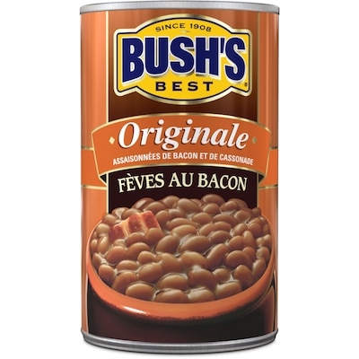 Bush’s Best Originale Fèves au Bacon 398 ml, 0,63 $/100ml