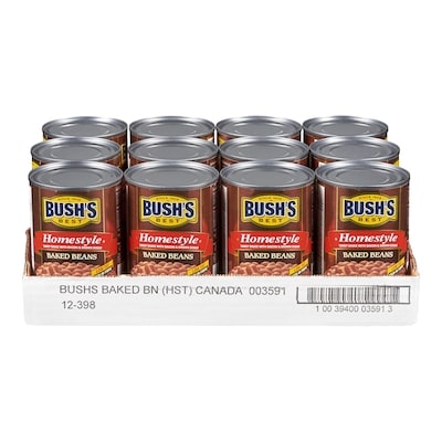Bush's Best Homestyle Baked Beans 398 ml, $0.63/100ml