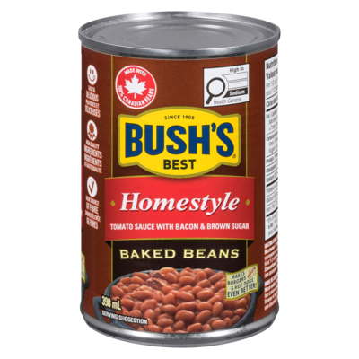 Bush's Best Homestyle Baked Beans 398 ml, $0.70/100ml