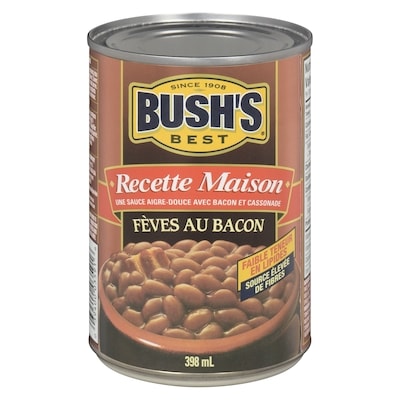 Bush’s Best Recette Maison Fèves au Bacon 398 ml, 0,58 $/100ml