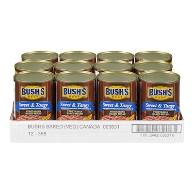 Bush's Best Sweet and tangy Baked Beans 398 ml, $0.63/100ml