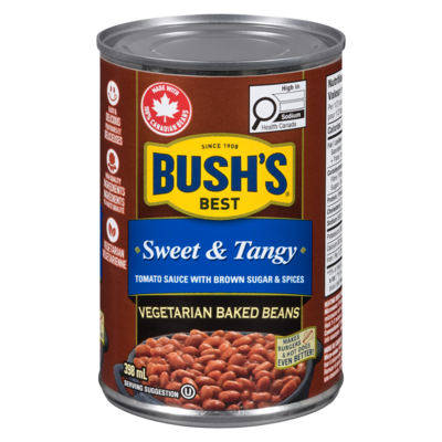 Bush's Best Sweet and tangy Baked Beans 398 ml, $0.63/100ml
