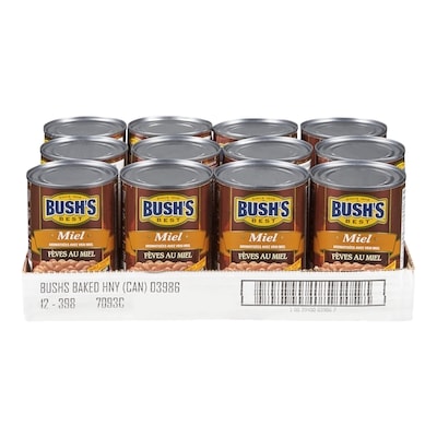 Bush’s Best Fèves au Miel 398 ml, 0,70 $/100ml