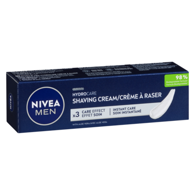 Crème à raser hydratante pour hommes