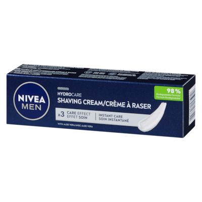Crème à raser hydratante pour hommes