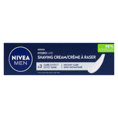 Crème à raser hydratante pour hommes