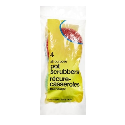 No Name All-Purpose Pot Scrubbers 4 ea, $0.62/1ea