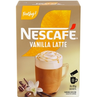 Nestlé Mélange à café instantané Latte à la vanille onctueux 148 g, 5,40 $/100g