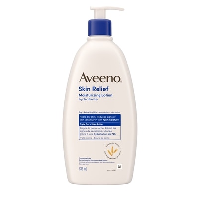 Aveeno Skin Relief Moisturizing Lotion Fragrance Free 532 ml, $2.03/100ml