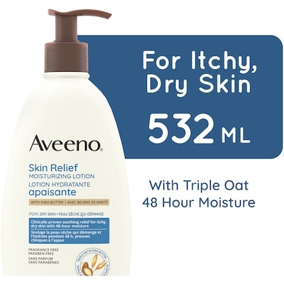 Aveeno Skin Relief Body Lotion Unscented 532 ml, $2.63/100ml