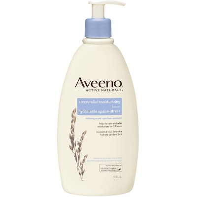 Aveeno lotion hydratante apaise-stress 532 ml, 2,48 $/100ml