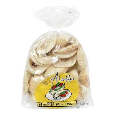 Montreal Pita White Pita Bread, Mini 210 g, $1.90/100g