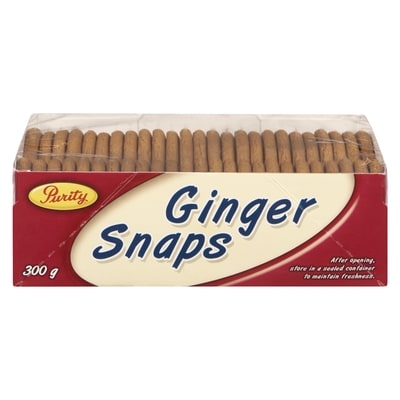 Purity Cookies, Ginger Snap 300 g, $1.83/100g