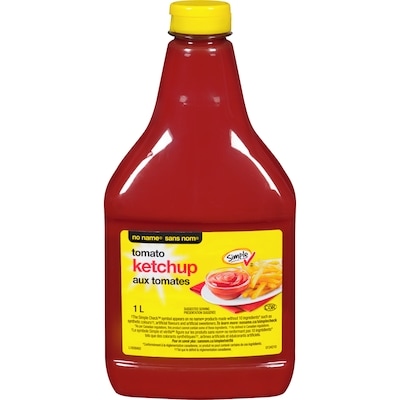 No Name Tomato Ketchup 1 l, $0.38/100ml