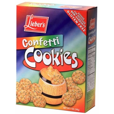 Lieber’s Biscuits confettis 200 g, 5,00 $/100g