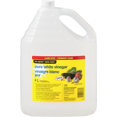 Sans Nom Vinaigre blanc pur format club 4 l, 0,08 $/100ml