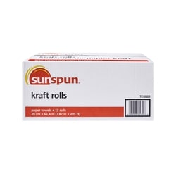 Sunspun Kraft Paper Towel Rolls 1 ea