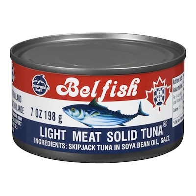 Belfish Light Meat Solid Tuna 198 g, $1.26/100g
