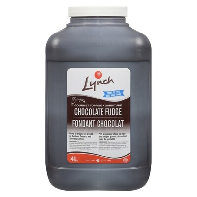 Garniture pour crème glacée fudge au chocolat
