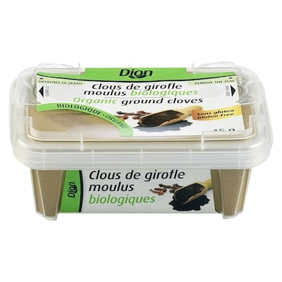 Dion Clous de girofle moulus biologiques 35 g, 15,71 $/100g