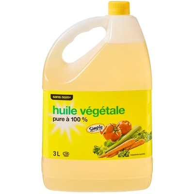Huile végétale pure à 100&nbsp;%