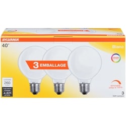 Sylvania Ampoules G24 de 40 W, blanches 3 ea, 2,67 $/1ch