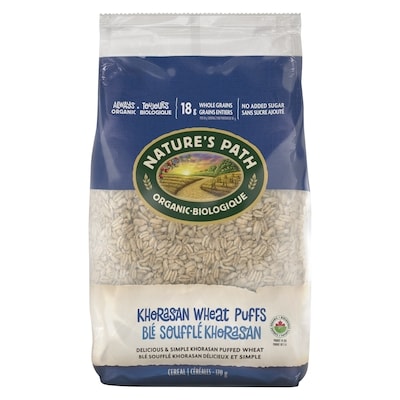 Nature's Path Organic Khorasan Wheat Puffs 170 g, $2.52/100g