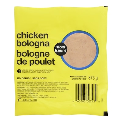 No Name Chicken Bologna 375 g, $10.67/1kg $1.07/100g