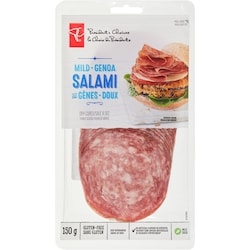 le Choix du Président Tranches de salami de Gênes doux 150 g, 53,27 $/1kg 5,33 $/100g