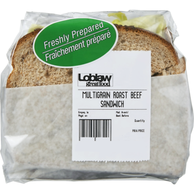 Sandwich au Rôti de b œuf sur Multigrain (Après 11h)