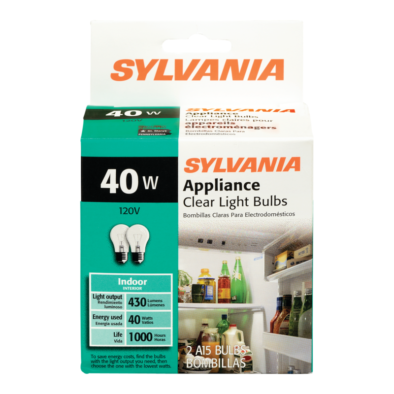 Appliance 40W Light Bulbs