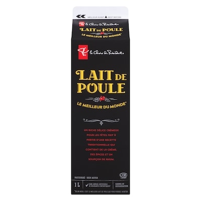 le Choix du Président Lait de poule le meilleur du monde 1 l, 0,35 $/100ml