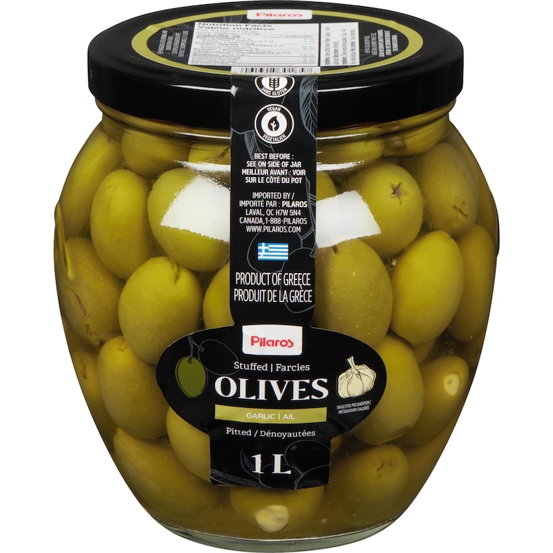 Green Olives with Garlic