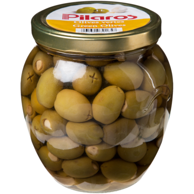 Green Olives with Garlic