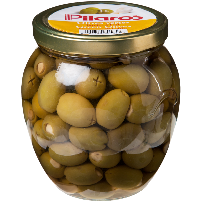 Green Olives with Garlic
