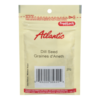 null Atlantic Graines d'aneth 20 g, 6,45 $/100g