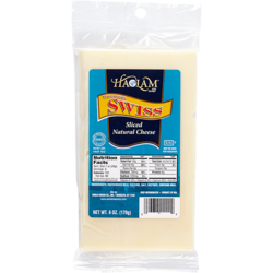 Kosher Sliced Cheese, Swiss