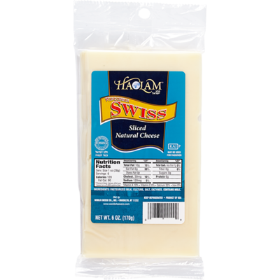 Haolam Fromage suisse cachère tranché 170 g, 6,05 $/100g