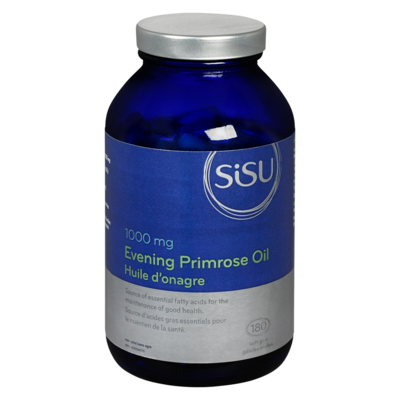 Sisu Huile d’onagre 1000 mg 180 ea, 0,20 $/1ch