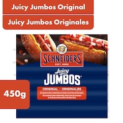 Schneiders Saucisses fumées originales Juicy Jumbos 450 g, 2,33 $/100g