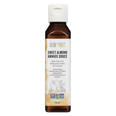 Aura Cacia Huile de soin pour la peau Aura Cacia amande douce 118 ml, 6,77 $/100ml