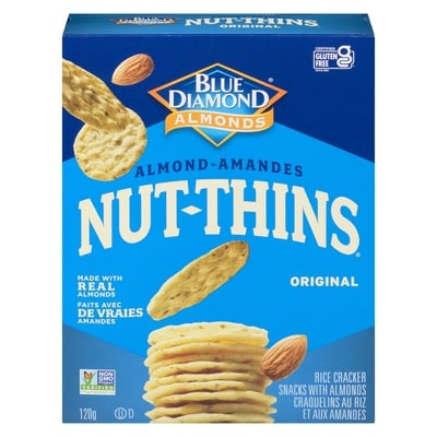 Blue Diamond Craquelins au riz et aux fruits à coque Nut-Thins 120 g, 4,58 $/100g