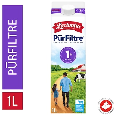 Purefilter Purfiltre Partly Skimmed Milk 1% 1 l, $0.38/100ml
