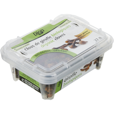 Dion Clous de girofle entiers biologiques 27 g, 22,19 $/100g
