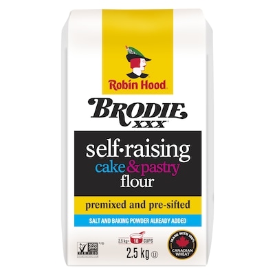 Brodie Cake & Pastry Self-Raising Flour 2.5 kg, $0.28/100g