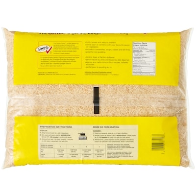 Riz étuvé à grains longs, format club