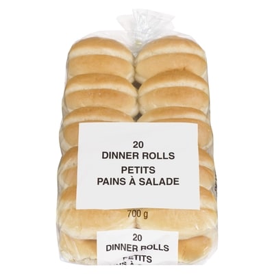 Wonder Dinner Rolls White 20x35.0 g, $0.61/100g