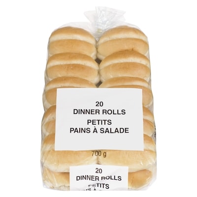 Wonder Petits pains blancs 20x35.0 g, 0,57 $/100g